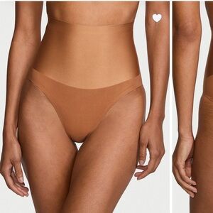VICTORIA’S SECRET Smoothing Shimmer Tummy Control Seamless Tan Women's Briefs